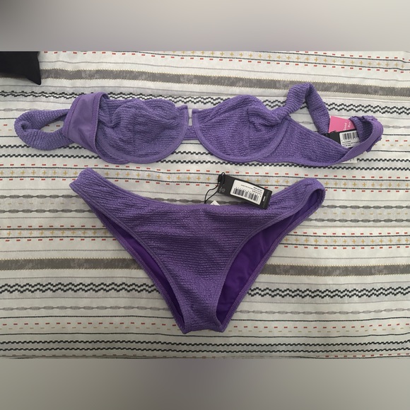 Pretty Little Thing Purple Bikini - Picture 2 of 2